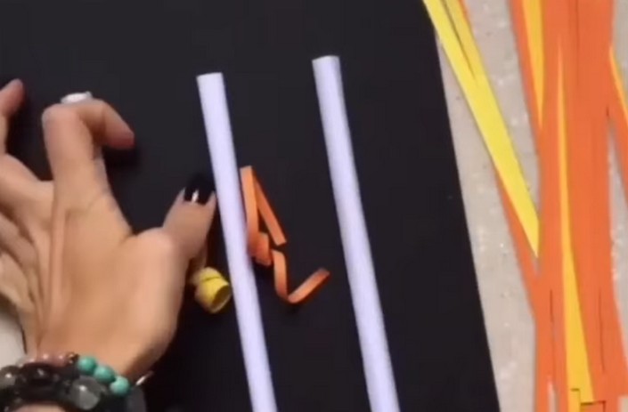 Понадобятся только цветная бумага, ножницы и клей: идея осенней поделки, которую можно мастерить с детьми