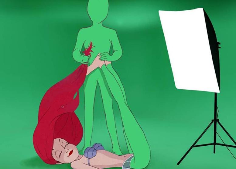 "За кулисами" знаменитых фильмов "Диснея": художник создает смешные иллюстрации