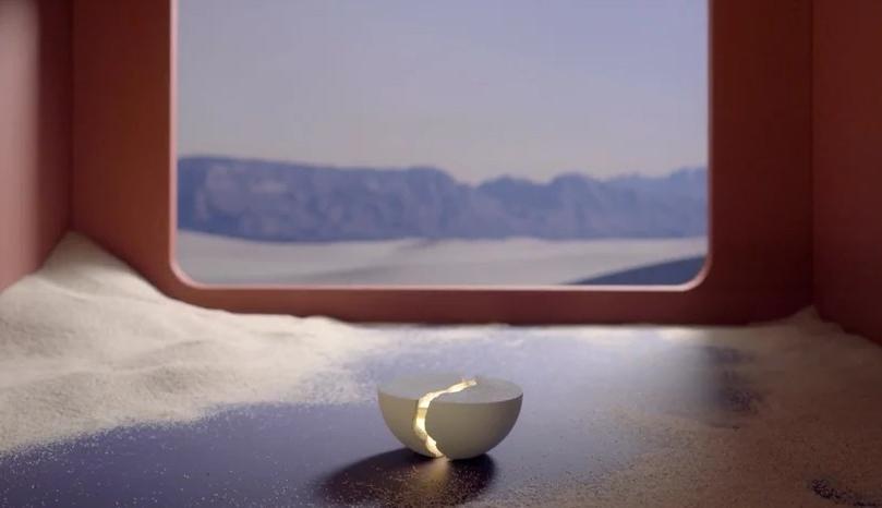 Вдохновленный природой и разбитой керамикой, Макс Гунаван изобрел колонку bluetooth в виде треснувшей чаши, излучающей свет разной интенсивности