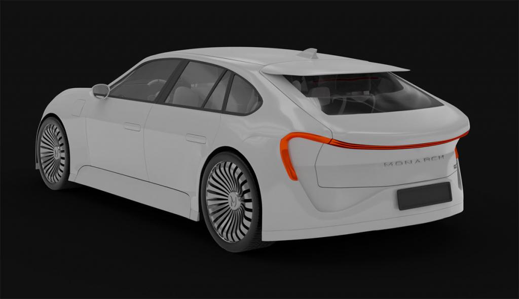 Российская компания разработала премиальный электромобиль "Монарх"