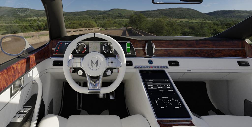 Российская компания разработала премиальный электромобиль "Монарх"