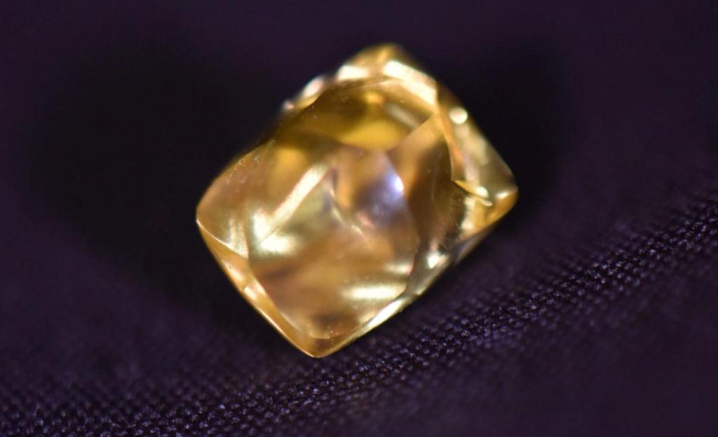 Житель Арканзаса нашел алмаз канареечно-желтого цвета: мужчина впервые посетил алмазный парк, и ему повезло
