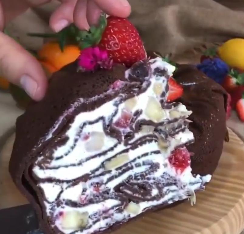 Сочный тортик – мой "спасательный круг", когда гости на пороге: разрез десерта приводит в восторг