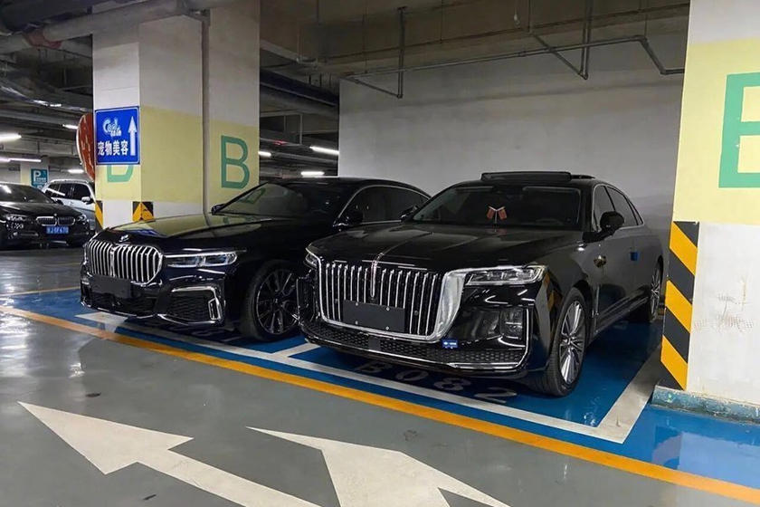 BMW вдохновляет китайцев: решетка радиатора Hongqi H9 затмила BMW 7-Series