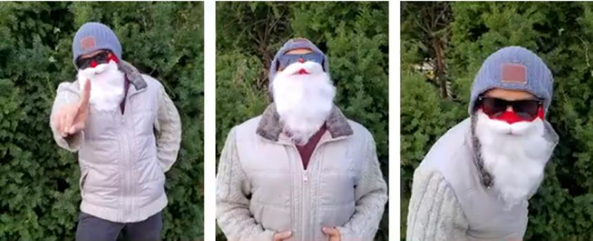 Это очень мило, празднично и безопасно: как Деды Морозы собираются носить маски