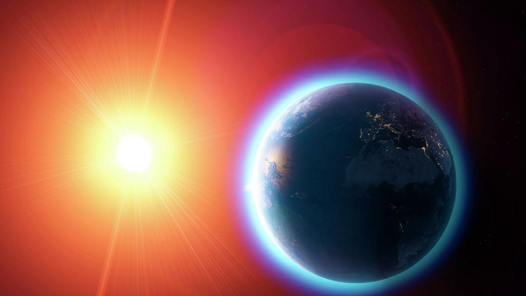 Астрономы обнаружили серию новых огромных пятен на стороне Солнца, обращенной к Земле. Это может привести к повышенной солнечной активности, случающейся раз в 11 лет