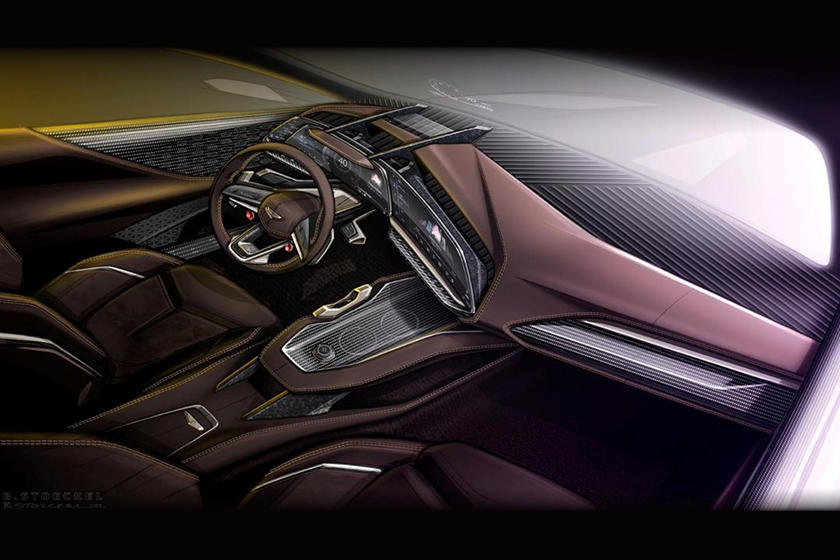 Малосерийный, эксклюзивный: GM Design выпустила концептуальный эскиз нового Cadillac Celestiq Halo