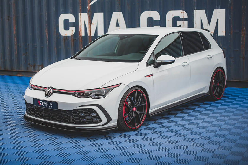 Разделительная полоса на капоте: Maxton Design создал пакет тюнинга для VW Golf GTI Mk8