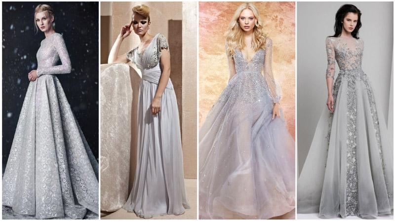 Какое платье выбрать на свадьбу, если традиционные наряды не по душе: потрясающие серебряные силуэты, волшебное сияние и непревзойденный стиль