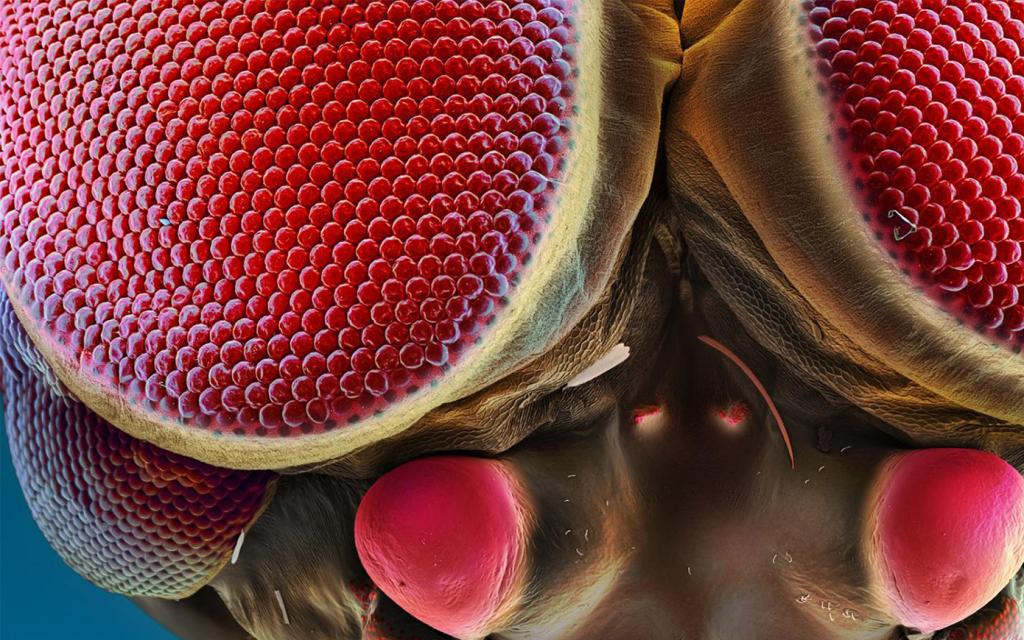 Исследуя наноструктуру, покрывающую роговицу глаз плодовых мух, ученые разработали похожее защитное покрытие с антимикробными, антибликовыми и самоочищающимися свойствами