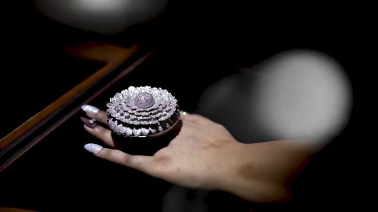 Нет пределов совершенству: ювелир из Индии попал в Книгу рекордов Гиннесса, создав кольцо, в котором более 12 тыс. бриллиантов