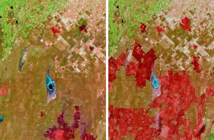НАСА выпустило серию спутниковых снимков, показывающих, как изменение климата трансформирует нашу планету