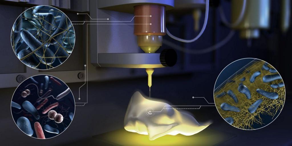 Мягкая робототехника и гибкие дисплеи: инженеры создали 3D-печатный смартгель, который меняет форму при воздействии света