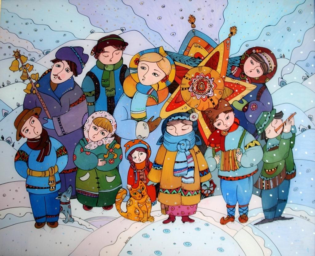 Садовые деревья украшали ленточками, а на пол стелили сено: как праздновали Святки на Руси