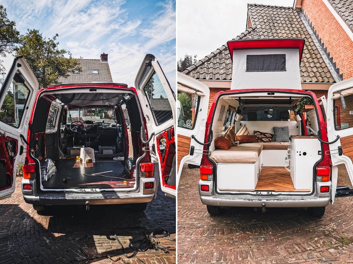 Семья из 4 человек превратила свой фургон в богемный дом на колесах: тесновато, но очень уютно (фото)