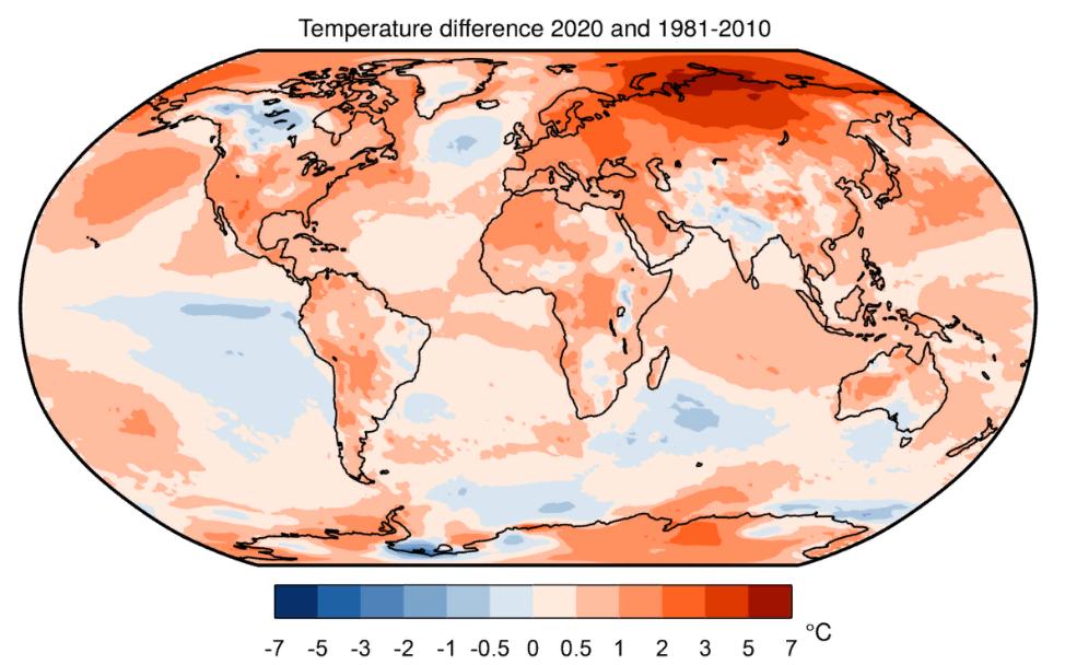 2020 год оказался самым жарким годом в истории, а сравниться с ним в этом может только 2016 год