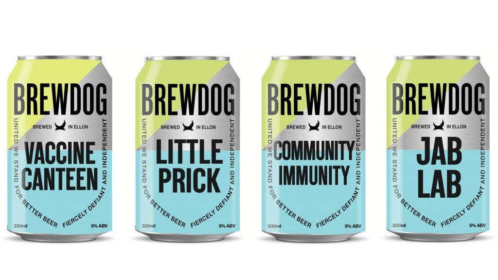 Британские пабы BrewDog предлагают при вакцинации от COVID-19 в подарок специальное памятное пиво