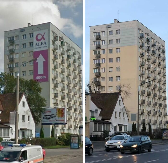 Поляки всерьез занялись демонтажем наружной рекламы, которая портит облик городов: фото до и после