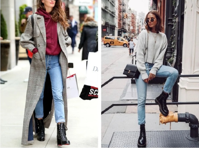 Как не нужно носить джинсы с ботинками, чтобы не выглядеть "колхозно": важные правила, о которых забывают некоторые модницы