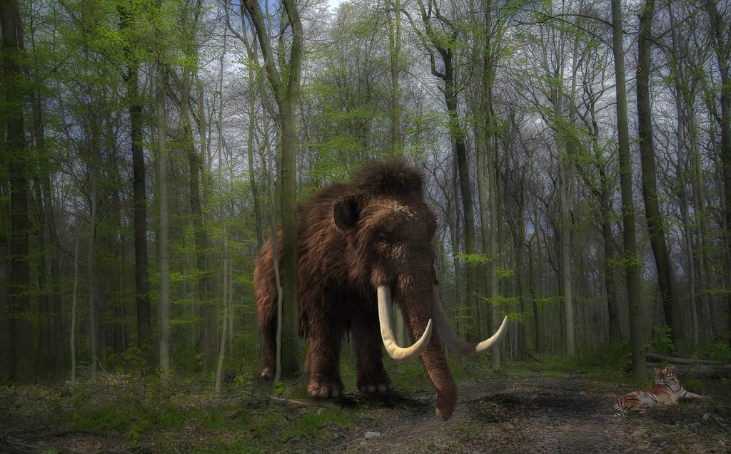 Кости мамонта и гигантского оленя, живших 10000 лет назад, обнаружили в уральской пещере
