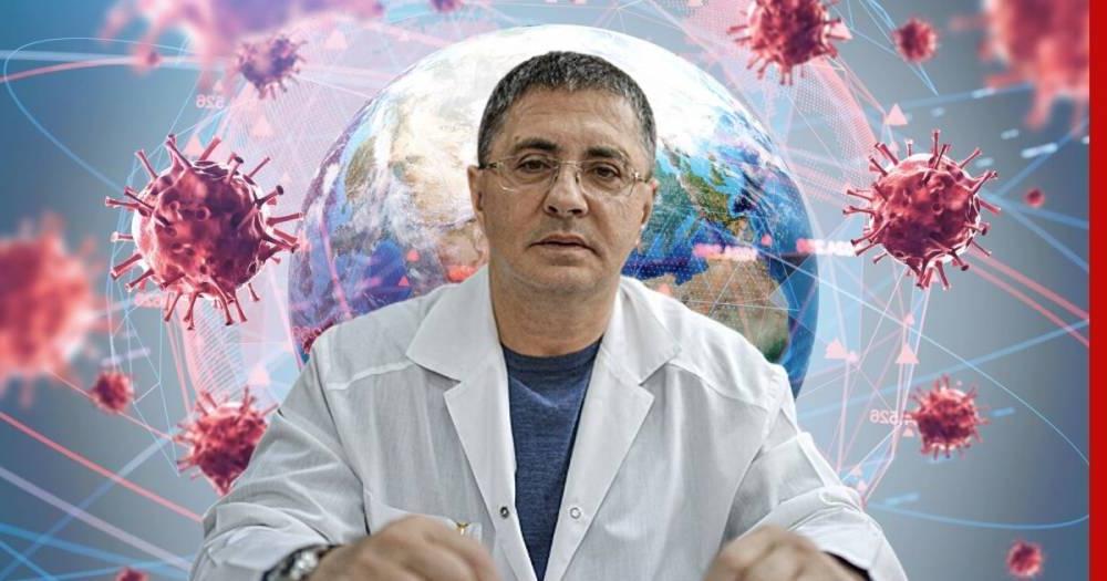 Доктор Мясников объявил о временном отступлении коронавируса