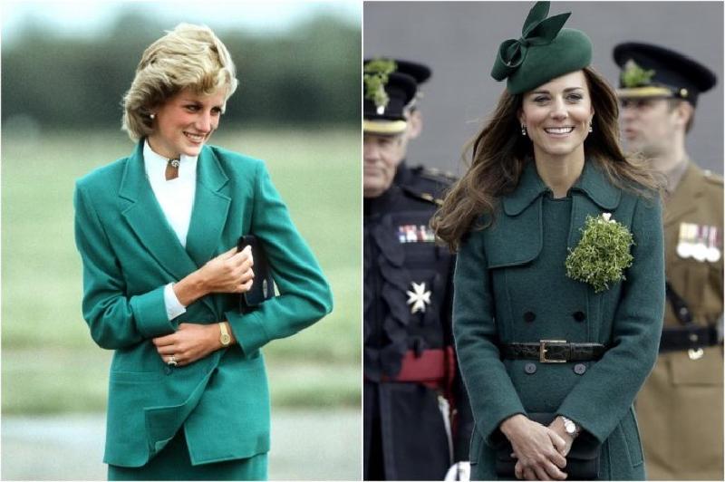 Чтобы выглядеть по-королевски: Кейт Миддлтон повторяет стиль нарядов принцессы Дианы