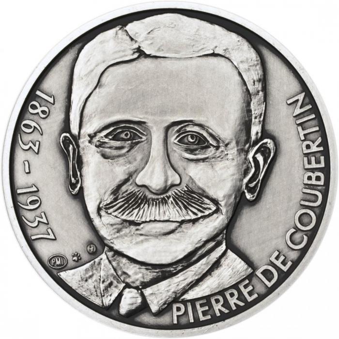 Барон де Кубертен - медаль