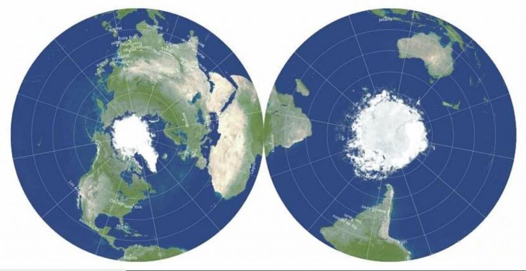 Целый новый мир: астрофизики создают самую точную плоскую карту, позволяющую пользователям увидеть весь земной шар