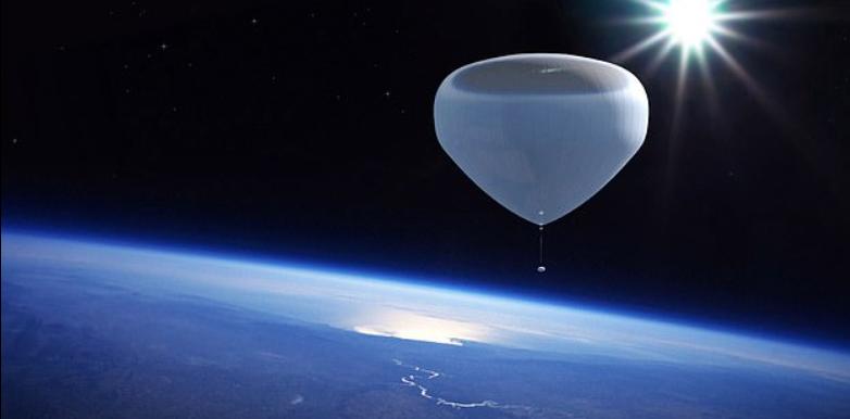 За 132 000 долларов, туристы могут получить возможность отправиться на орбиту посредством гигантского воздушного шара