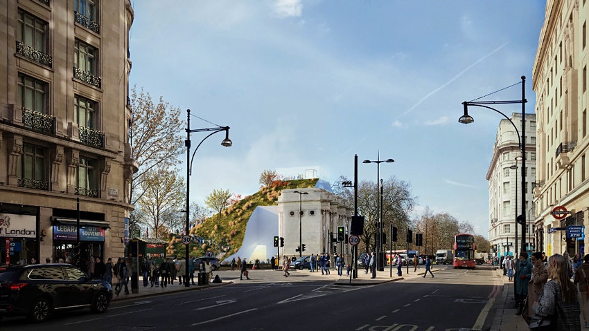 В Лондоне строят панорамный холм высотой 25 метров, который позволит иначе взглянуть на город