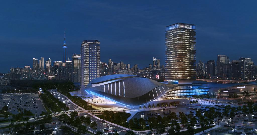 В Торонто хотят построить необычную арену на 7000 мест. Как выглядит проект