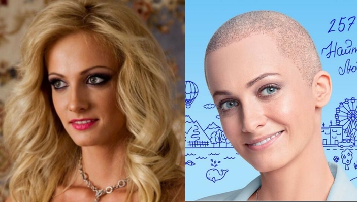 «Машинкой - под ноль»: 4 российские актрисы, не побоявшиеся подстричься налысо (фото до и после)