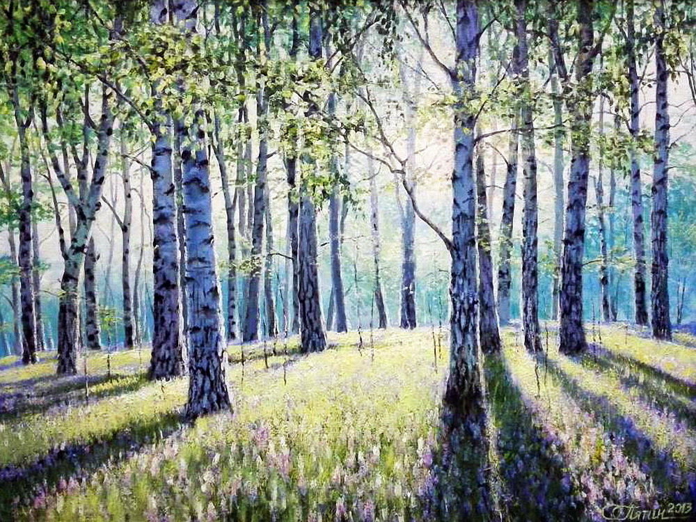 Олег Пятин доказывает, что фотография никогда не вытеснит живопись, и приглашает прогуляться по лесу