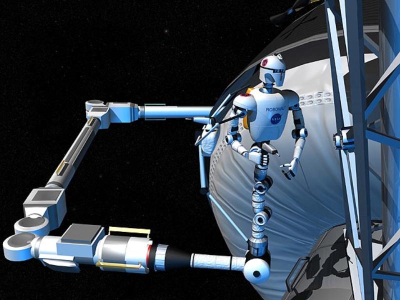 В Роскосмосе приступили к созданию первого отечественного человекоподобного робота для выполнения работ в открытом космосе