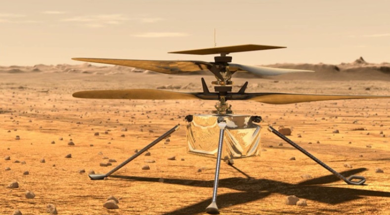 Вертолет НАСА впервые пролетит над поверхностью Марса 11 апреля