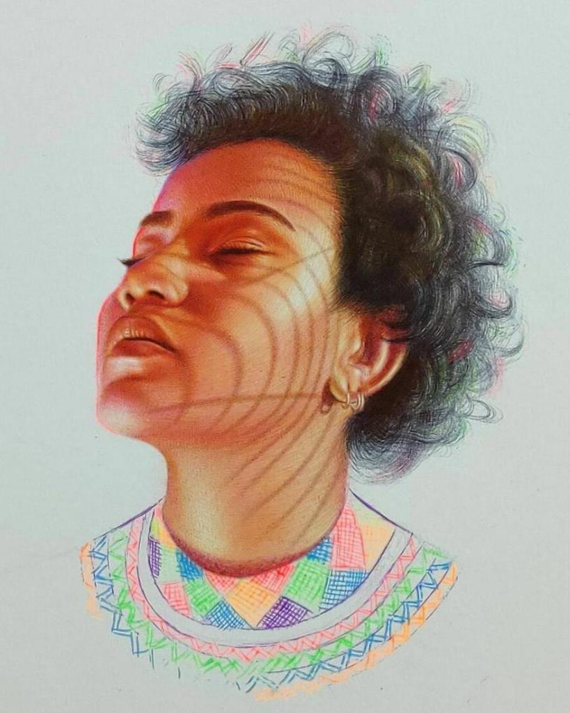 Египетский художник Мостафа Ходейр создает невероятно реалистичные портреты обычной шариковой ручкой