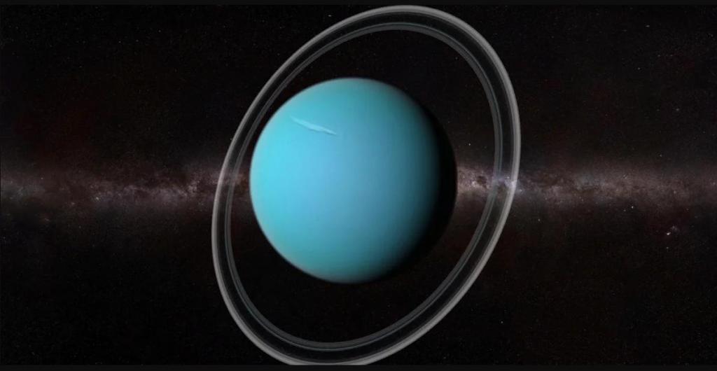 Рентгеновские лучи Урана делают ледяную планету похожей на обложку альбома 80-х