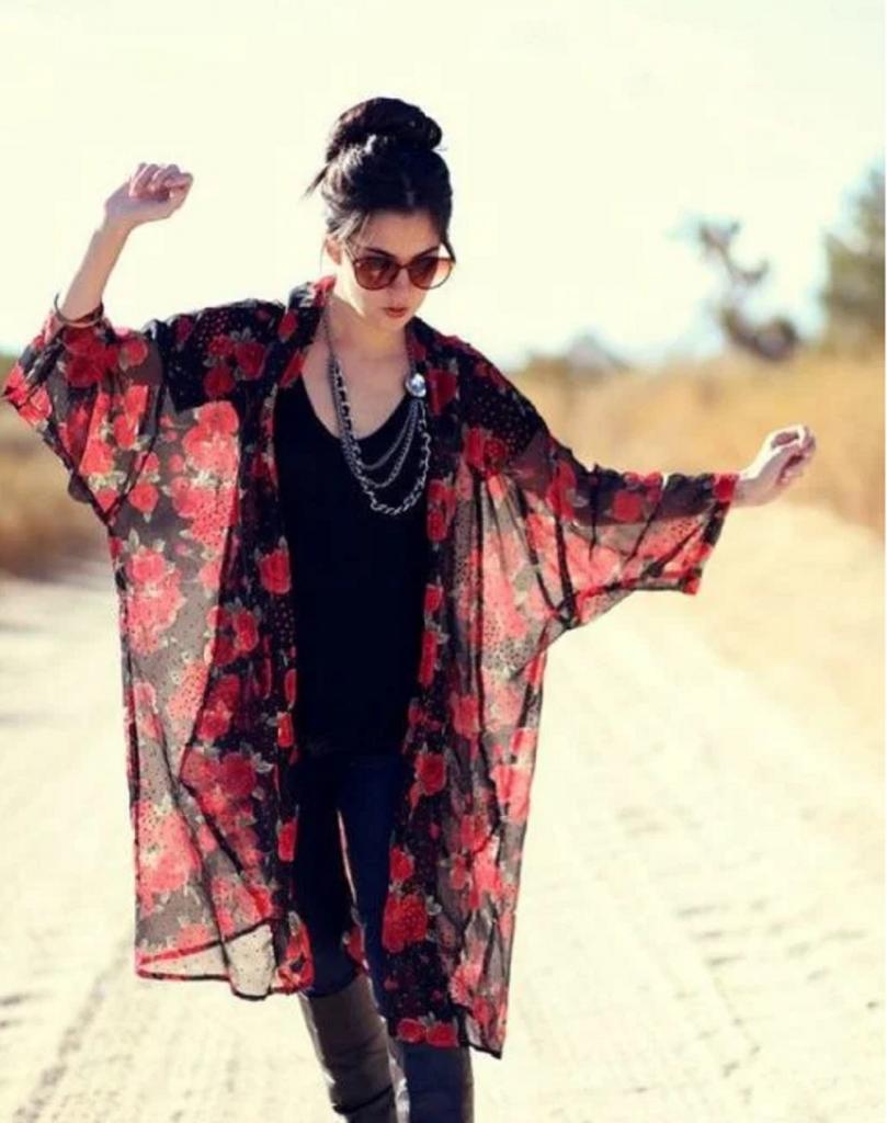 Удлиненные блузы в стиле кимоно - весенний тренд и шикарное дополнение к образу: как и с чем их носить