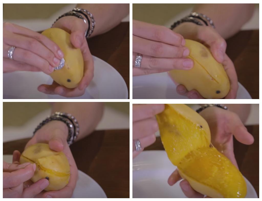 Черешню чистят скрепкой, а манго монеткой: как быстро разделать фрукты