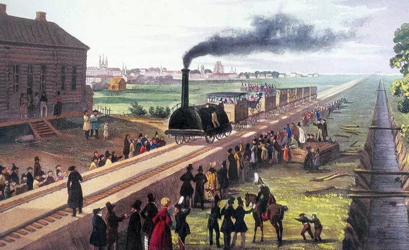 «Стальной конь, везущий сразу много‑много карет»: как в России строили первую железную дорогу