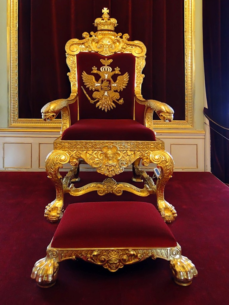 В Михайловском замке появится историческая копия трона Павла I