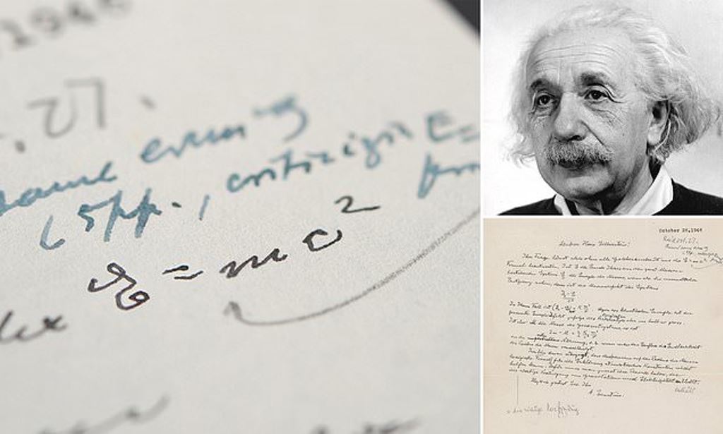 Цена формулы: письмо Эйнштейна с самой известной физической формулой ушло с молотка за 1,2 млн $