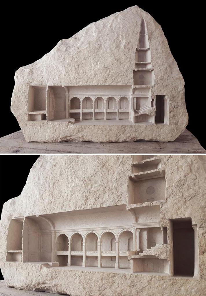 Десять невероятных миниатюрных каменных скульптур Мэттью Симмондса
