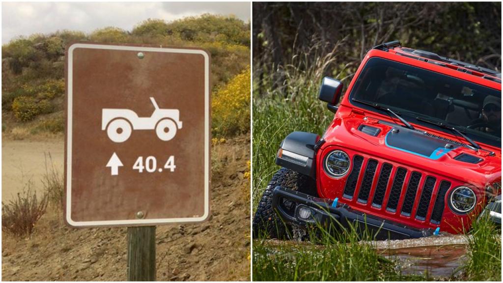 «40,4» - это дорожный просвет или запас хода: загадочный знак производителя Jeep