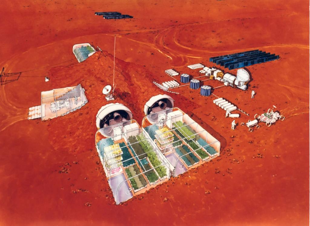 Космические агентства будут растить еду в будущем на Марсе и Луне