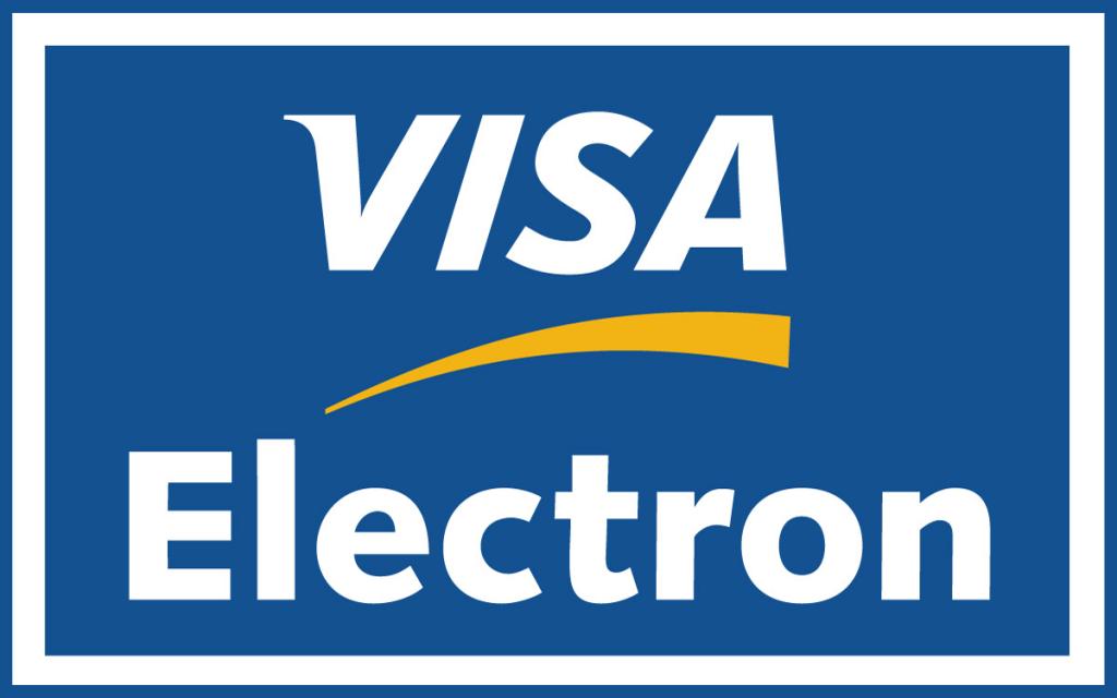 Измененный инновационный логотип от компании VISA. Голубая, белая и желтая полосы символизируют главные ценности компании