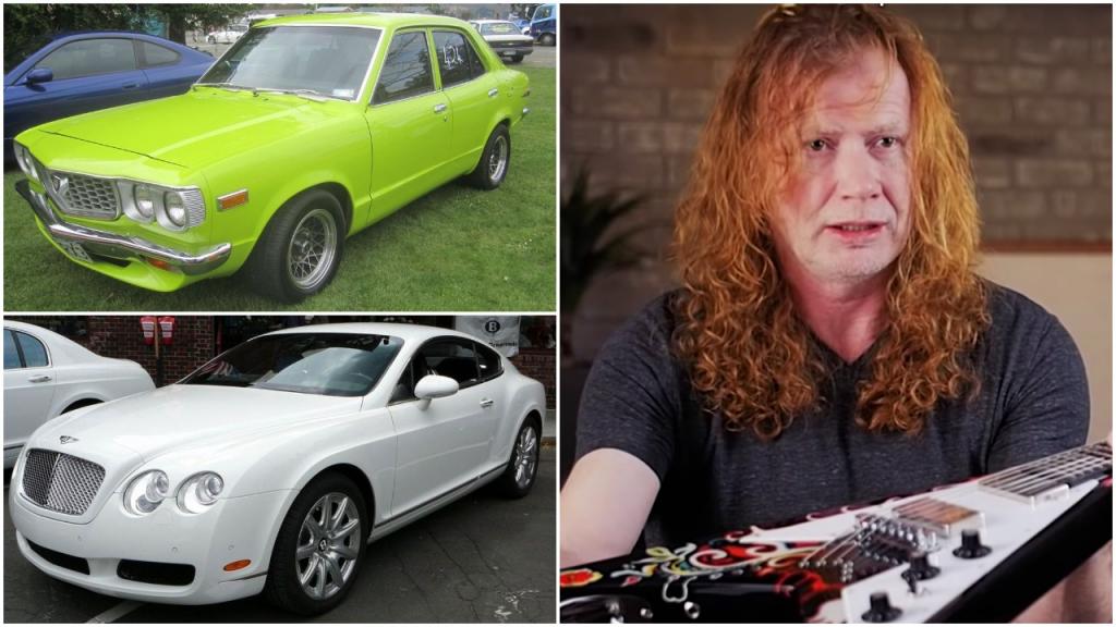 Renault R8, Aston Martin Vanquish и другие автомобили из коллекции гитариста Megadeth Дэйва Мастейна