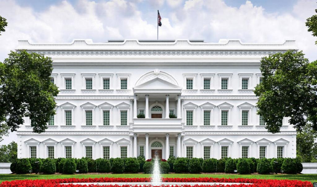 Как бы мог выглядеть Белый дом, если бы проекты архитекторов в свое время не отклонили