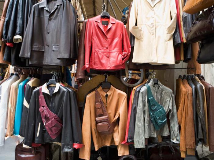 Во Флоренции продают кожаные изделия невероятного качества