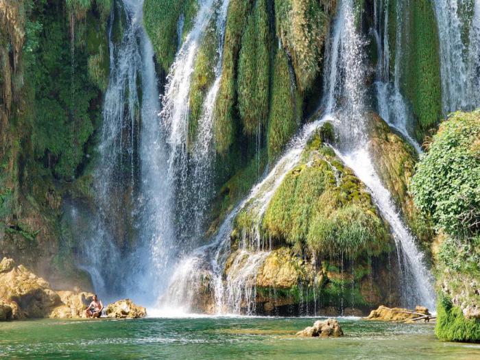 Сказочный водопад в Боснии и Герцеговине 